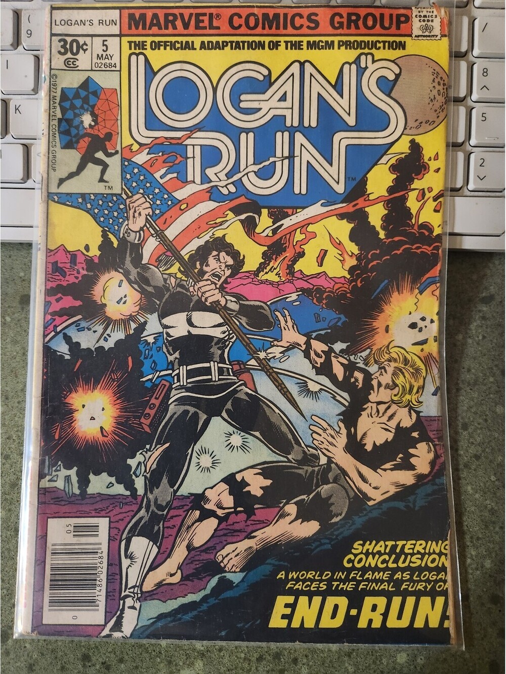 Logan’s Run #5B Variant – 1977 Marvel Bronze Age